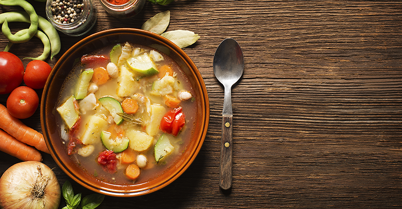 GARLIC VEGETABLE SOUP